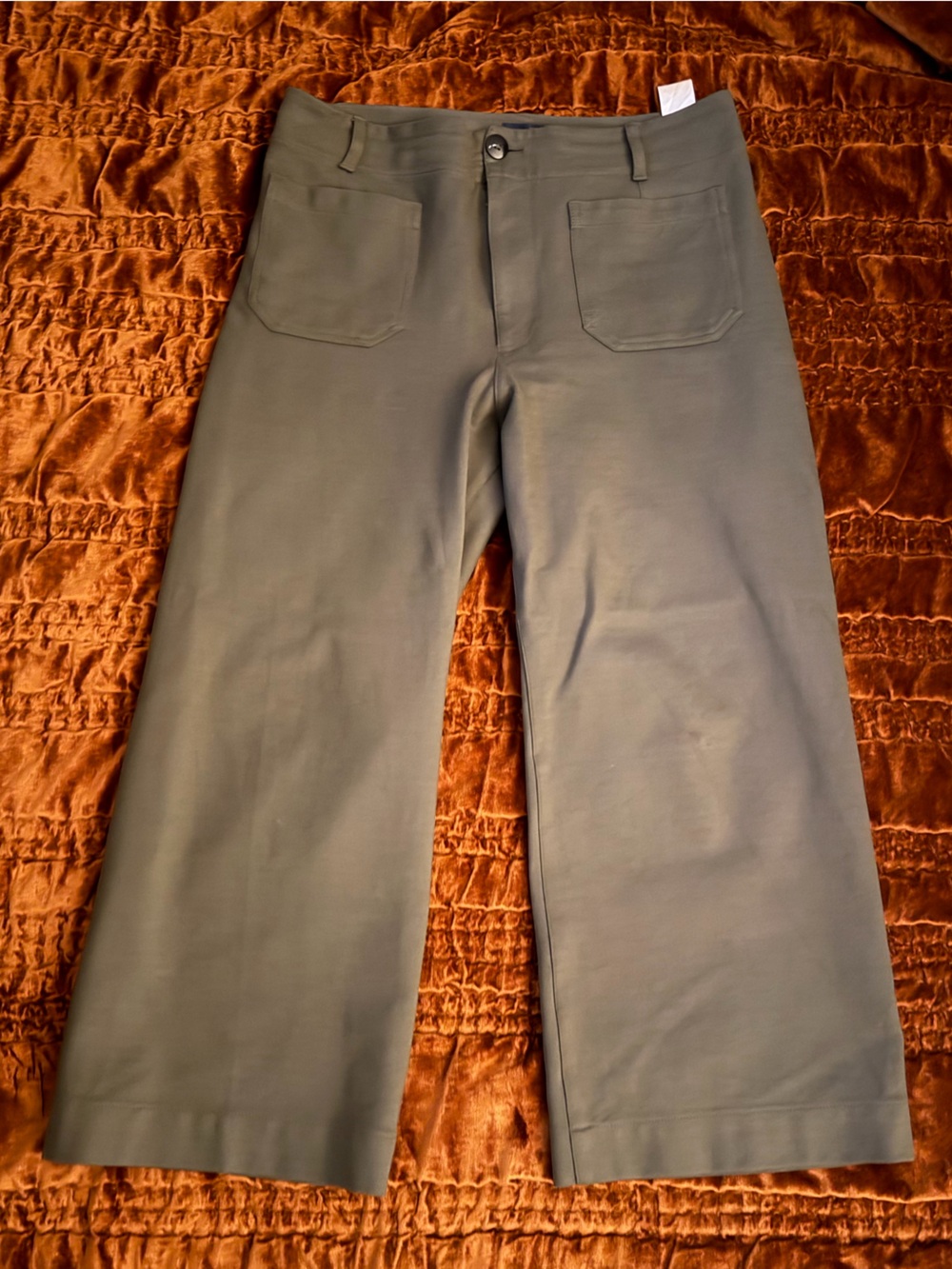 Maeve Colette Olive Ponte Pants